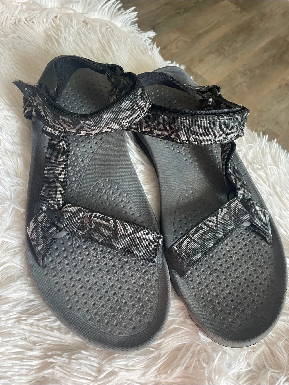 Teva Men’s Black Outdoor Comfort Sandals